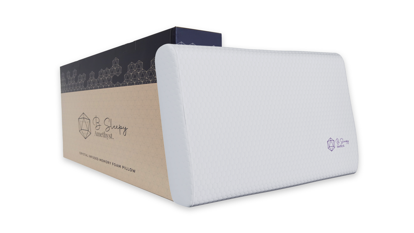 Amethyst Infused Memory Foam Pillow
