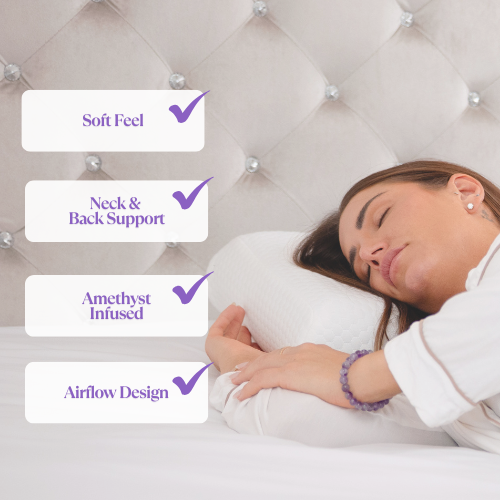Amethyst Infused Memory Foam Pillow